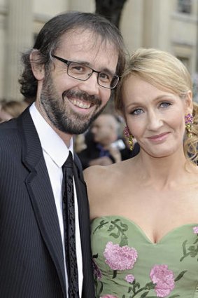 Talented couple ... Rowling with husband Neil Murray in July last year.