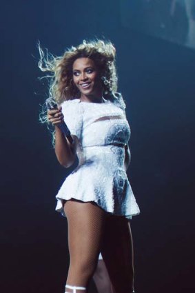 The "Mrs Carter World Tour" has landed: Beyonce performs in Melbourne.