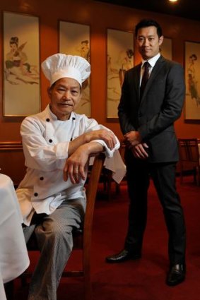 Flower Drum's chef and co-owner Anthony Lui and son Jason Lui.