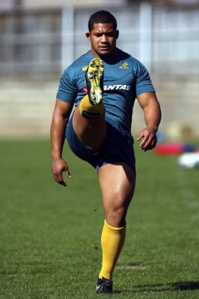 'Tatafu is going well and is confident about his ankle' . . . Robbie Deans on the progress of Wallabies star Tatafu Polota-Nau.