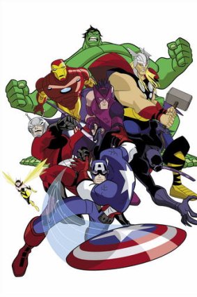 Secret weapons ... <i>The Avengers: Earth's Mightiest Heroes!</i> includes lesser known characters Wasp and Ms Marvel.