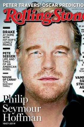 The <i>Rolling Stone</i> cover featuring the late Philip Seymour Hoffman.