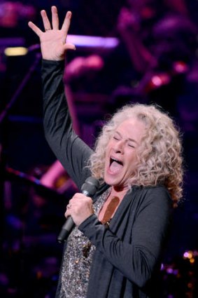Carole King performs in 2012.