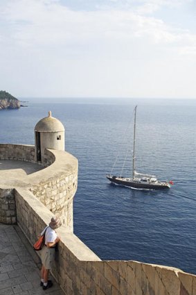 Girt by sea … the beautiful Croatian coast.