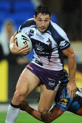 Storm front ... Billy Slater.
