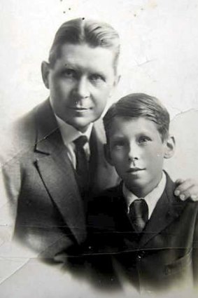 Auber Neville and son John.