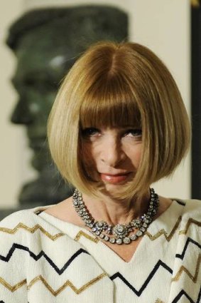 Ready for the circuit ... Anna Wintour arrives for the state dinner hosted by President Barack Obama and first lady Michelle Obama for China's President Hu Jintao at the White House last year.
