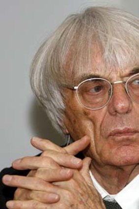 Still in control: Bernie Ecclestone has rubbished reports of an F1 takeover.