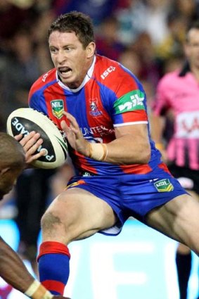 Back in action: Newcastle's captain Kurt Gidley has earnt a recall to the Australian squad.