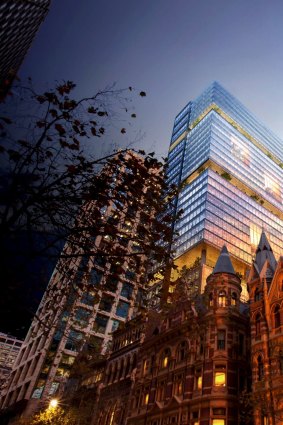 Mirvac this week lodged the development application for 477 Collins Street with architectural firm Grimshaw.