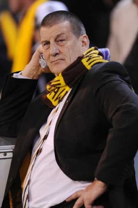 Hawthorn president Jeff Kennett after hhis side's loss to Collingwood in the preliminary final.