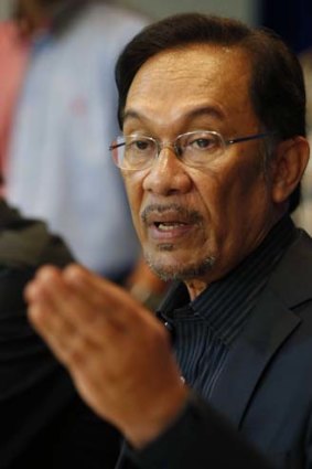 Malaysian opposition leader: Anwar Ibrahim.