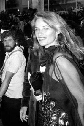 Charlotte Rampling arrives at the Cannes Film Festival in 1976.