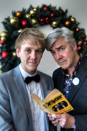 Josh Thomas, left, and Shaun Micallef are set to return to the ABC in <i>Please Like Me</i>.
