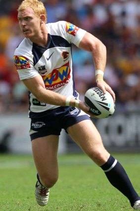 Back from injury . . . Peter Wallace of the Broncos.