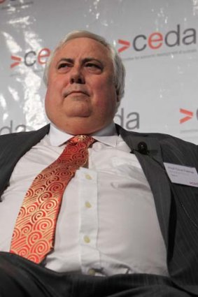 Mining magnate Clive Palmer.