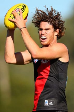 Ready to go: Nick Kommer is likely to debut for Essendon on Friday.