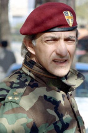 A Serb "hero" ...  Dragan Vasiljkovic in 1993.