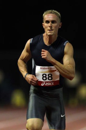 Sprinter Matt Davies.