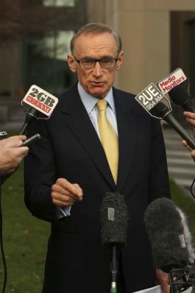 Foreign Minister Senator Bob Carr.