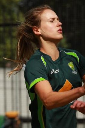 From bowl to bat: Ellyse Perry.