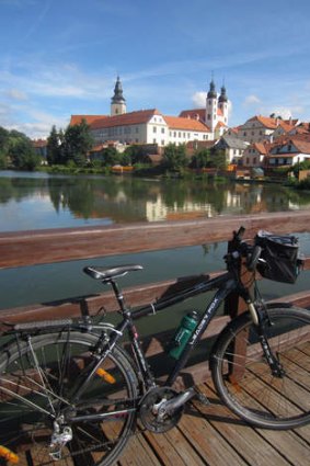 Czech mates:  a rest stop outside Trebon in the Czech Republic.