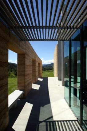 Soulful structure: The TarraWarra Art Gallery near Healesville was designed by architect Allan Powell.