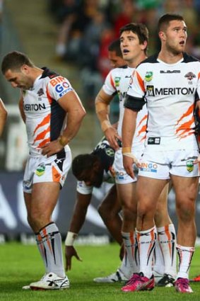 Trying times: The Wests Tigers lack depth in experience.
