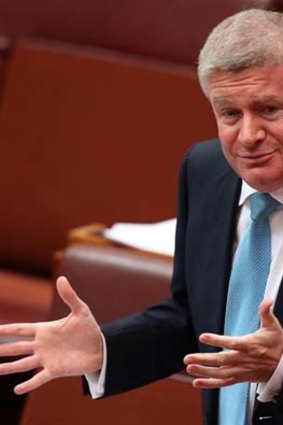 Launched a fresh attempt to begin debate on the repeal: Senator Mitch Fifield.