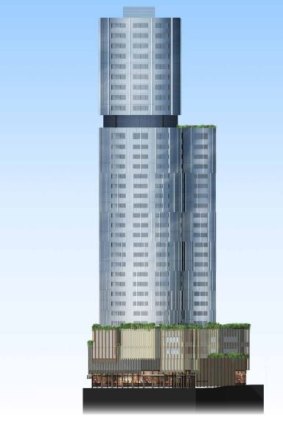 A Moonee Ponds apartment tower rising 34 levels has been proposed by developer Caydon.