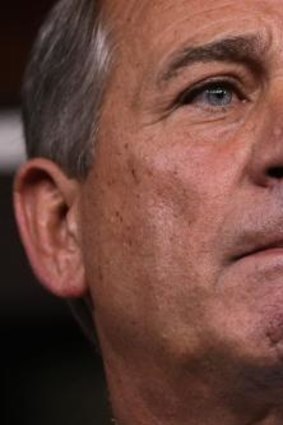 As Cantor said farewell, the Speaker of the House John Boehner dabbed his eyes with a handkerchief.