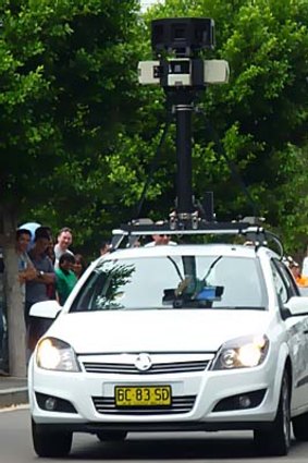 The Google Street View car.