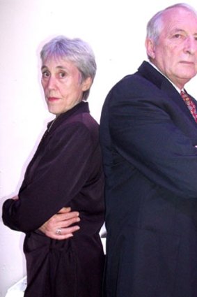 Director Sue Mainwaring, left, also plays “Her Ladyship” in <i>The Dresser</i>, wife of actor-manager “Sir” (her real-life husband Bob Mainwaring).