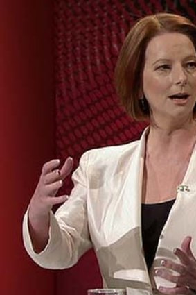 Julia Gillard on the ABC last night.