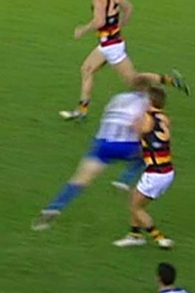 Another view of the Ziebell/Lyons clash.
