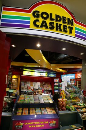 Buying Golden Casket boosted Tatts' share of the national lotteries market to about half.
