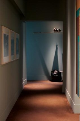 Pride of place: Maurizio Catellan's embalmed pigeons perch in the corridor at Osteria Francescana.