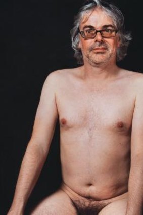 David Walsh by Andres Serrano in "Bare: Degrees of Undress" exhibition.