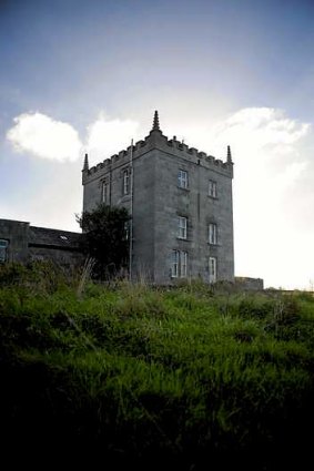 The American-owned Kilcolgan Castle in Kilcolgan, County Galway.