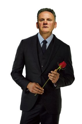 Fantasy role: What Mark Latham might look like on <em> The Bachelor</em>.