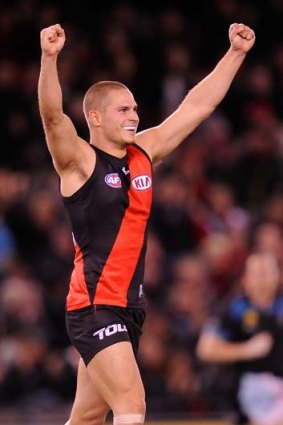 Essendon's David Zaharakis.