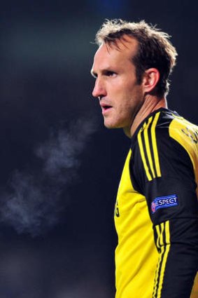 Mark Schwarzer makes his Champions League debut.
