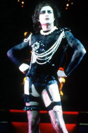 Jason Donovan in character as Frank N Furter from his stint on <i>The Rocky Horror Show</i>.