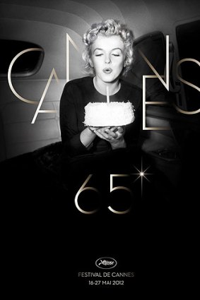 The Cannes film festival's official poster featuring Marilyn Monroe.