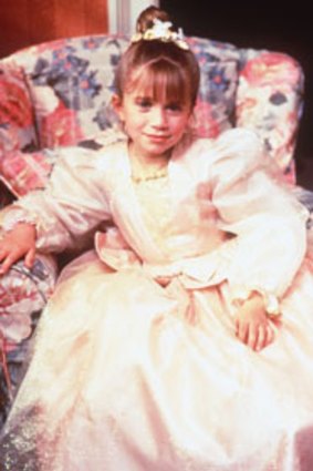 One of the Olsen twins in the film "It Takes Two".