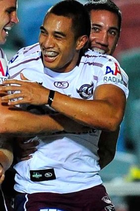 Dean Whare scored a hat-trick on debut for the Sea Eagles.