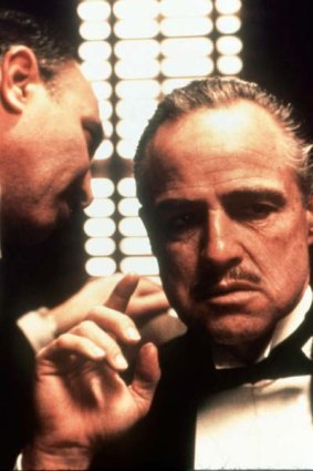 Marlon Brando as Vito Corleone in the influential The Godfather.