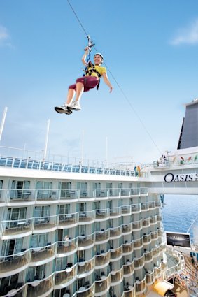 Oasis of the Seas Zipline.
