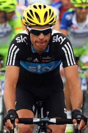 Not paying attention ... Richie Porte.