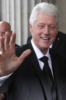Bill Clinton ... enlisted to help the Democrat campaign.